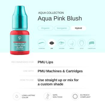 Preview: Aqua Pink Blush PMU pigment 10ml