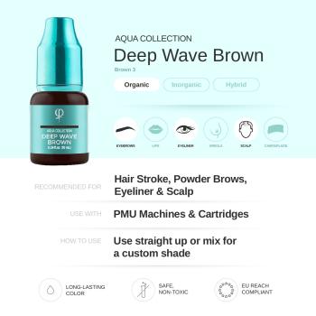Preview: Deep Wave Brown PMU Pigment 10ml