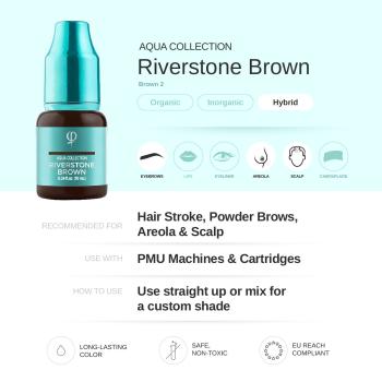 Preview: Riverstone Brown PMU Pigment 10ml