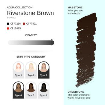 Preview: Riverstone Brown PMU Pigment 10ml